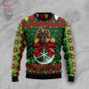 German Shepherd Pine Xmas Ugly Christmas Sweater