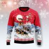 German Shepherd Sleigh Ugly Christmas Sweater