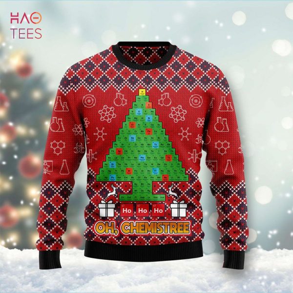 Ho Ho Ho Oh Chemistree Ugly Christmas Sweater