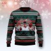 Hockey Checking It Once Checking It Twice Ugly Christmas Sweater