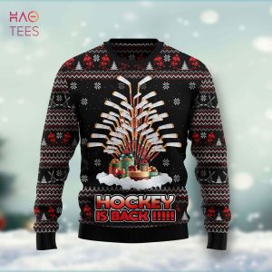 Hockey Is Back Ugly Christmas Sweater