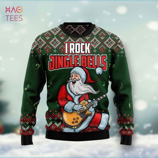 I Rock Jingle Bells Ugly Christmas Sweater