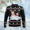 Into The Forest I Go Camping Ugly Christmas Sweater
