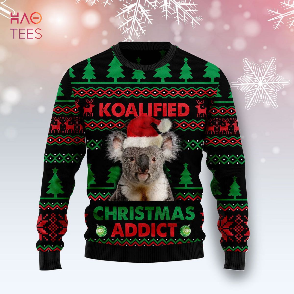 Koala Koalified Addict Ugly Christmas Sweater