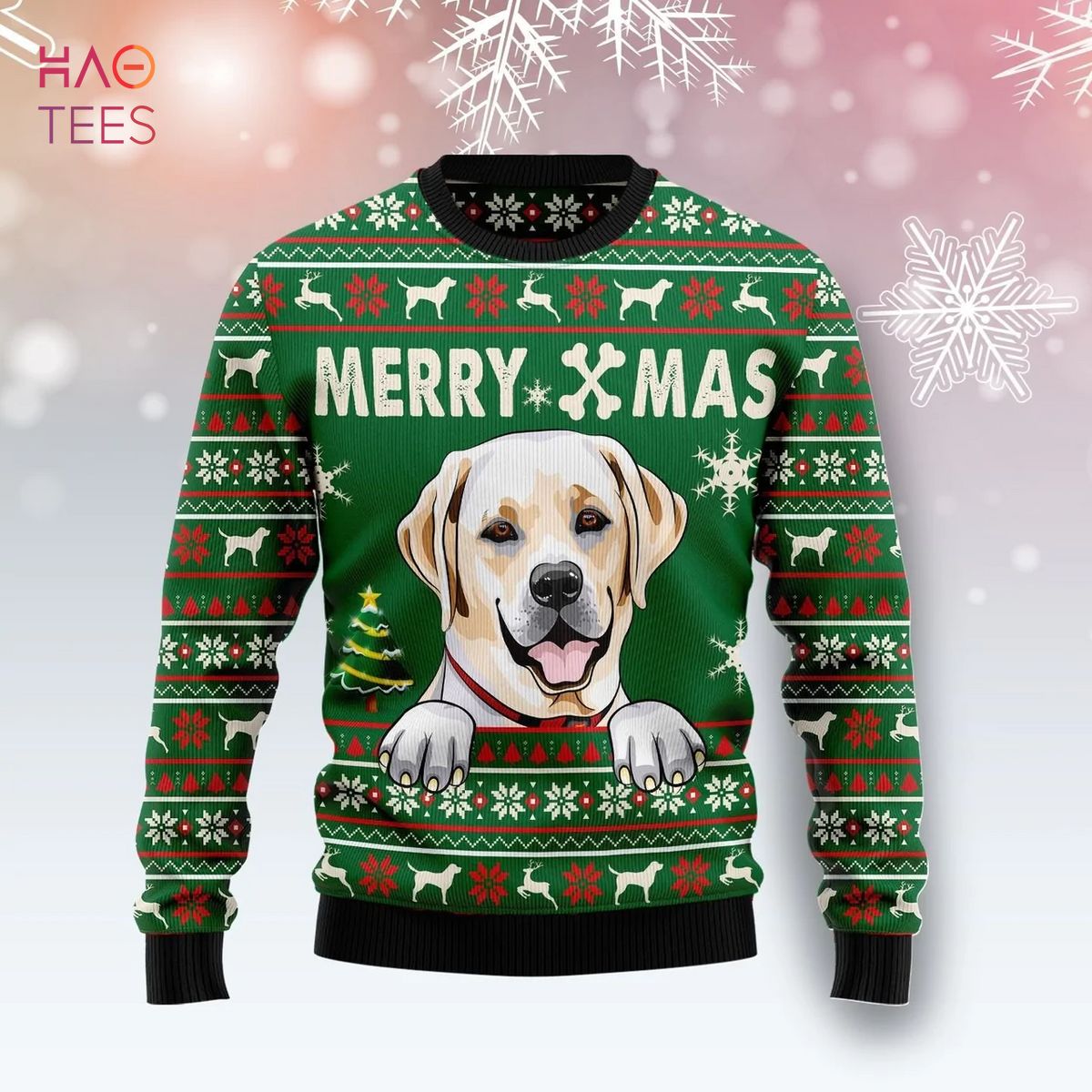 Labrador Retriever Dog Merry Xmas Ugly Christmas Sweater Labrador Retriever Dog Merry Xmas Ugly Christmas Sweater