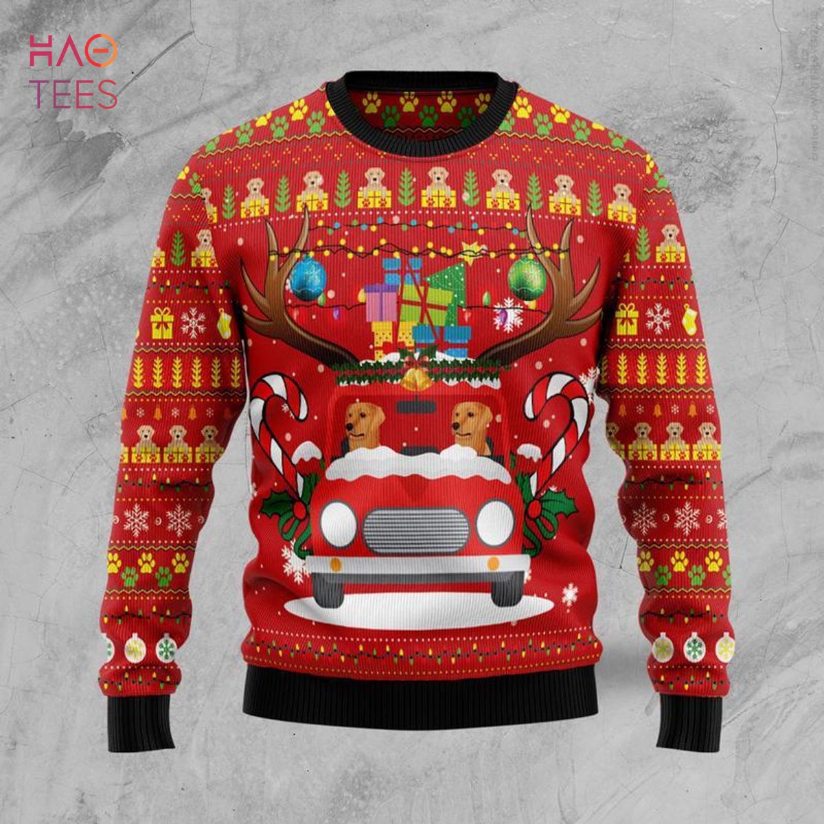 Labrador Retriever Dog Ugly Christmas Sweater Labrador Retriever Dog Ugly Christmas Sweater