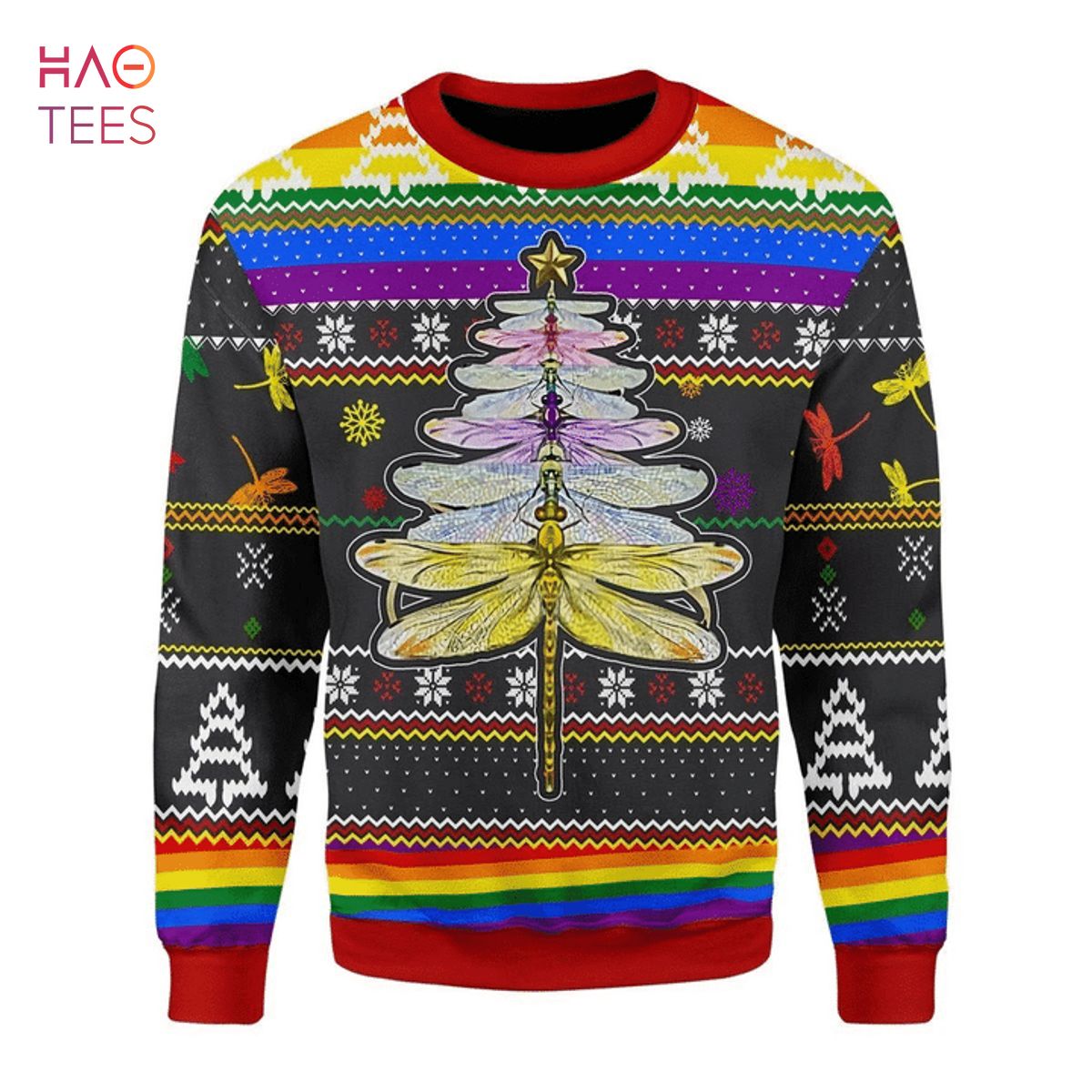 LGBT Dragonfly Ugly Christmas Sweater LGBT Dragonfly Ugly Christmas Sweater