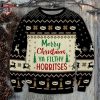 Merry Anti Satan Claus Ugly Christmas Sweater
