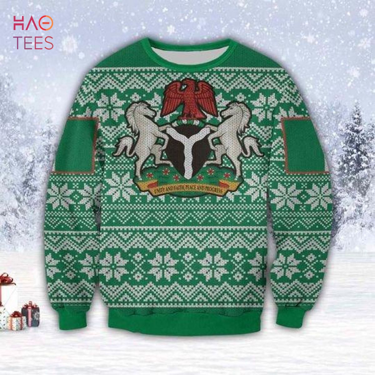 Nigeria Ugly Christmas Sweater
