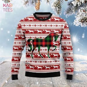 Pattern Horse Ugly Christmas Sweater