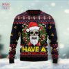 Skull Husband And Wife Ugly Christmas Sweater