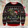 Sloth Chill Out Christmas Ugly Christmas Sweater