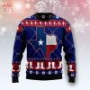 Texas Fractal Pattern Ugly Christmas Sweater