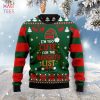 Tractor Santa Ugly Christmas Sweater
