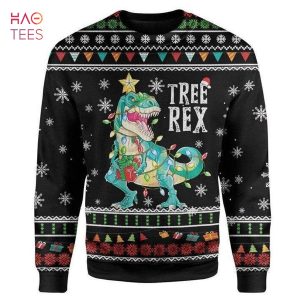 Tree Rex Ugly Christmas Sweater