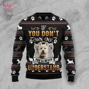 West Highland White Terrier Ugly Christmas Sweater