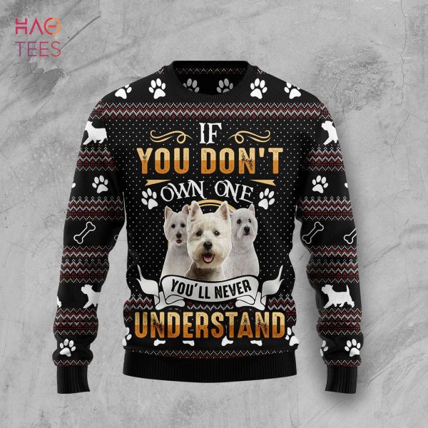 West Highland White Terrier Ugly Christmas Sweater