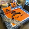 Burberry Design Bedding Set Luxury Brand Stripe Pattern