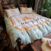 Burberry Desing Bedding Set Brown Red Stripe