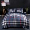 Burberry Logo Luxury Brand Inspired 3D Personalized Customized Bedding Sets