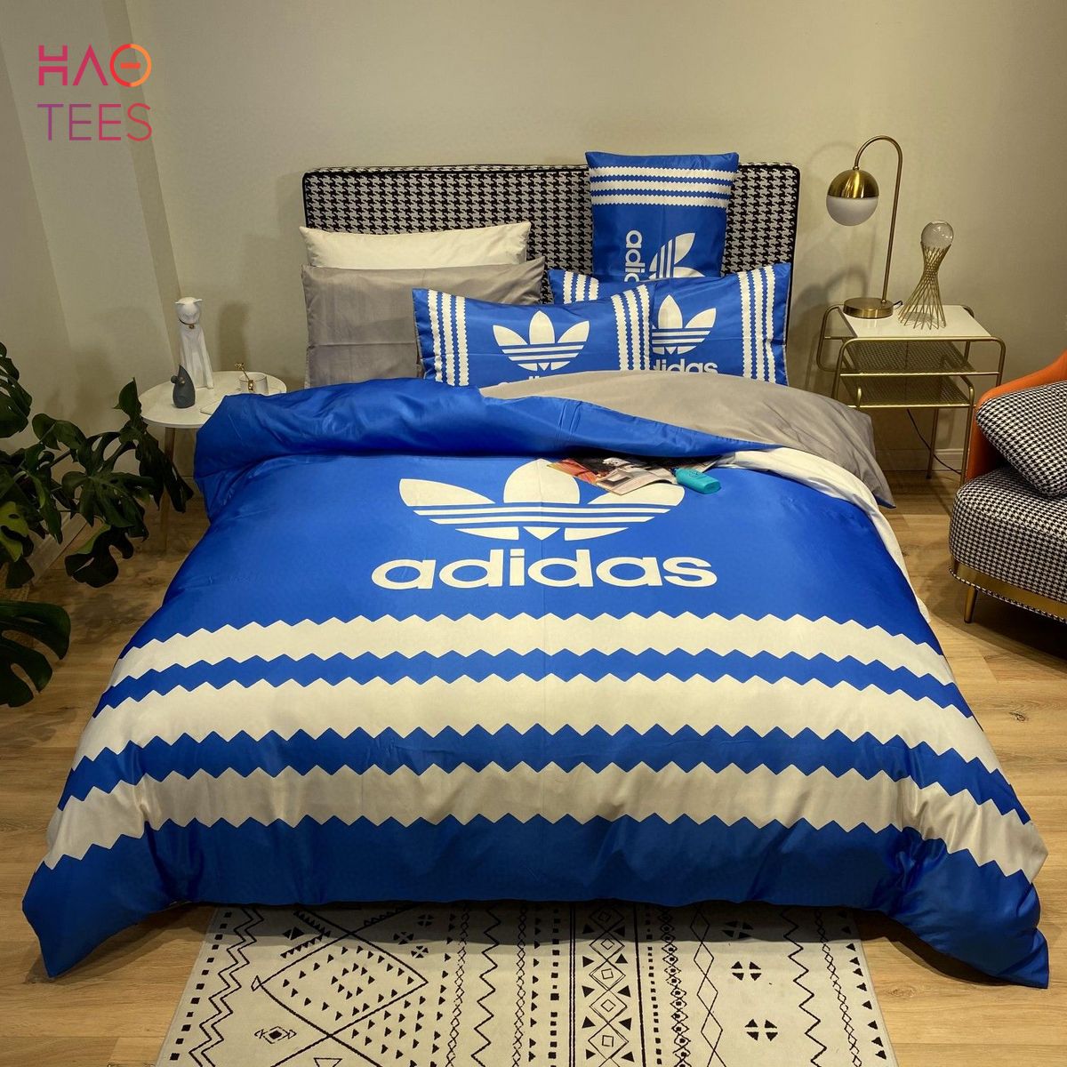HOT Adidas Logo Luxury Brand Bedding Set Limited Edition