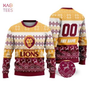 AFL Brisbane Lions Special Ugly Christmas Sweater