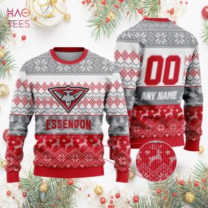 AFL Essendon Football Club Special Ugly Christmas Sweater