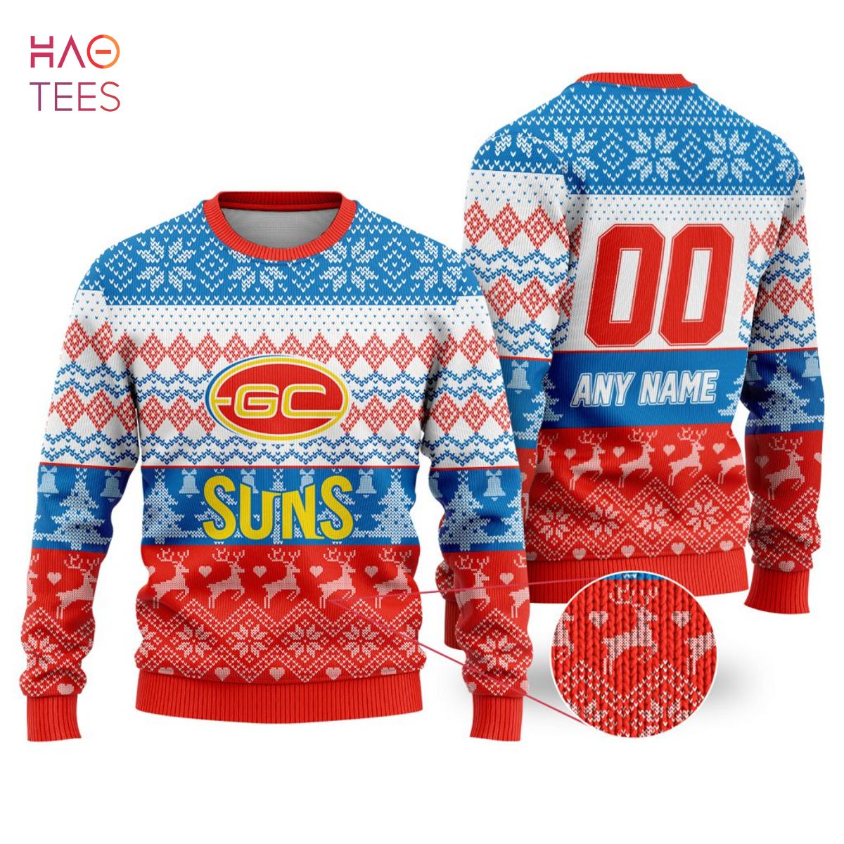 AFL Gold Coast Suns Special Ugly Christmas Sweater