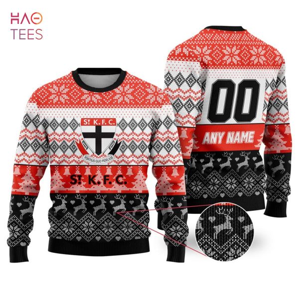 AFL St Kilda Football Club Special Ugly Christmas Sweater