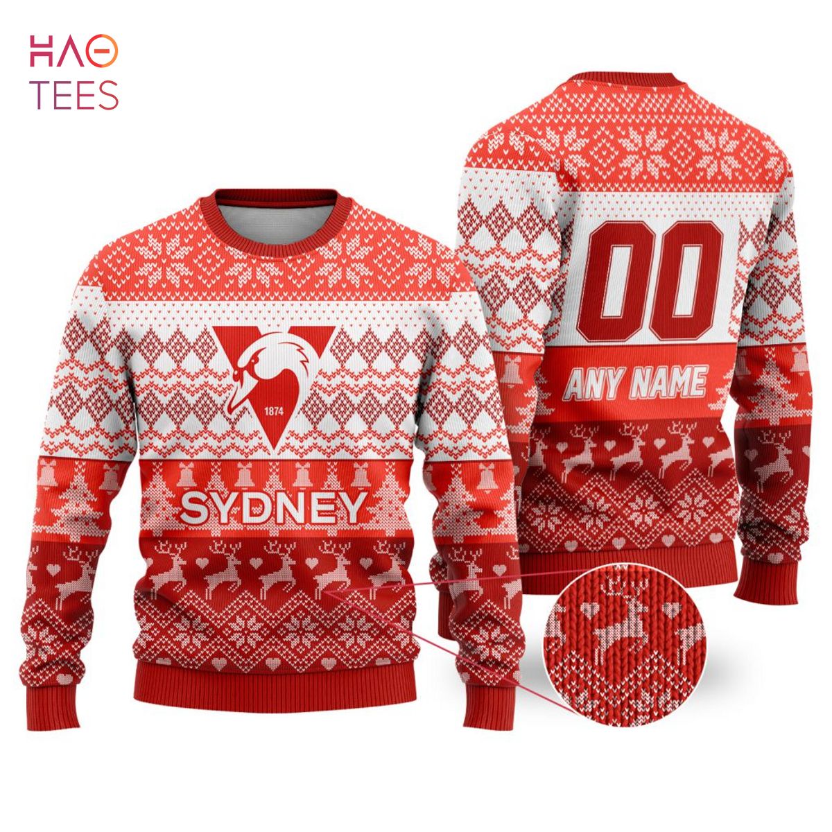 AFL Sydney Swans Special Ugly Christmas Sweater