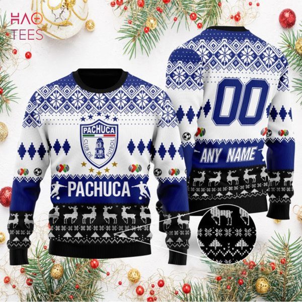 Liga MX C.F. Pachuca Personalized Specialized 2022 Concepts Ugly Sweater