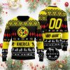 Liga MX Club Len Personalized Specialized 2022 Concepts Ugly Sweater