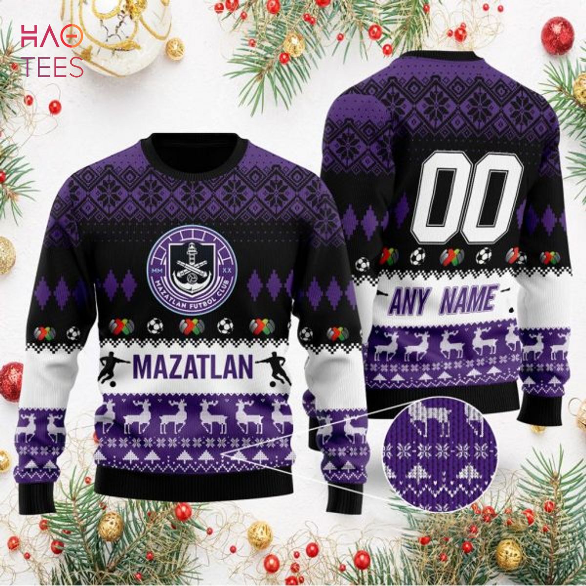 Liga MX Mazatlen F.C Personalized Specialized 2022 Concepts Ugly Sweater