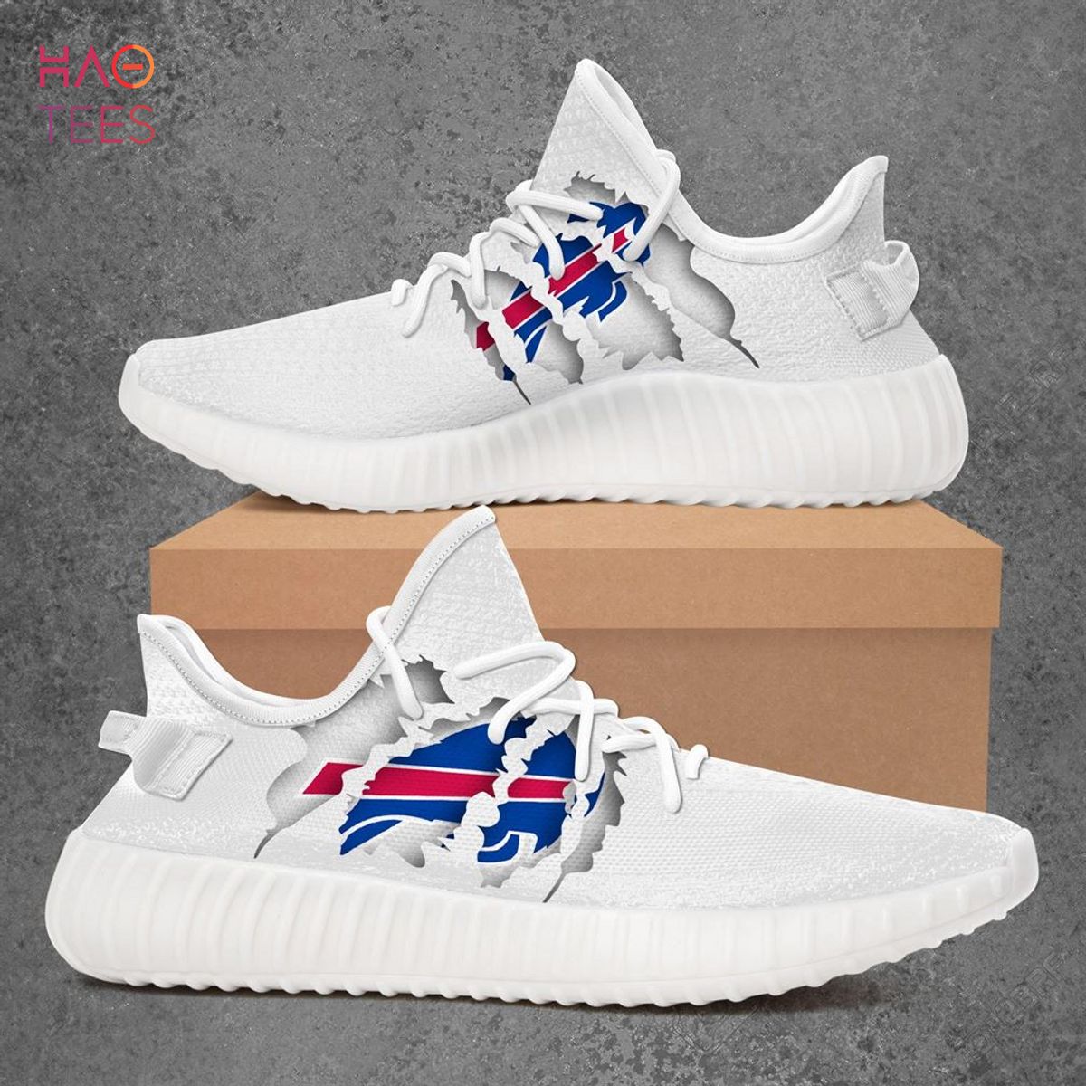 Buffalo Bills Nfl Sport Teams Yeezy Sneakers Shoes White Buffalo Bills Nfl Sport Teams Yeezy Sneakers Shoes White
