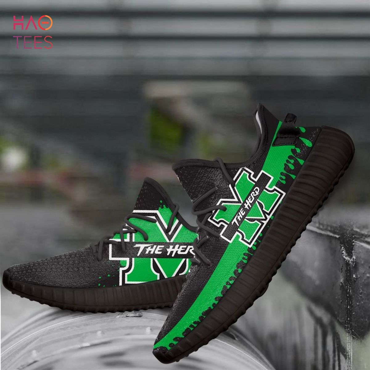 BESTT Marshall Thundering Herd Ncaa Yeezy Sneakers Shoes BESTT Marshall Thundering Herd Ncaa Yeezy Sneakers Shoes