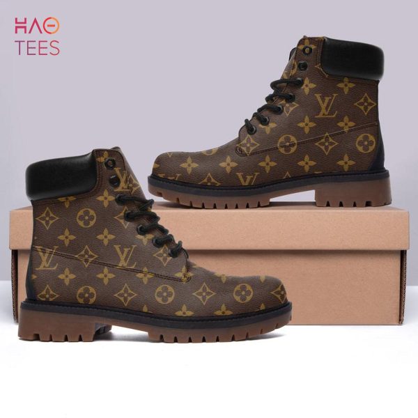 Brown Louis Vuitton Timberland Boots Form Timboots Shoes