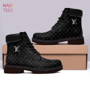 Louis Vuitton Black Timberland Boots Form Timboots Shoe, Sneaker