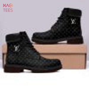 Louis Vuitton Black Timberland Boots Form Timboots Shoe, Sneaker