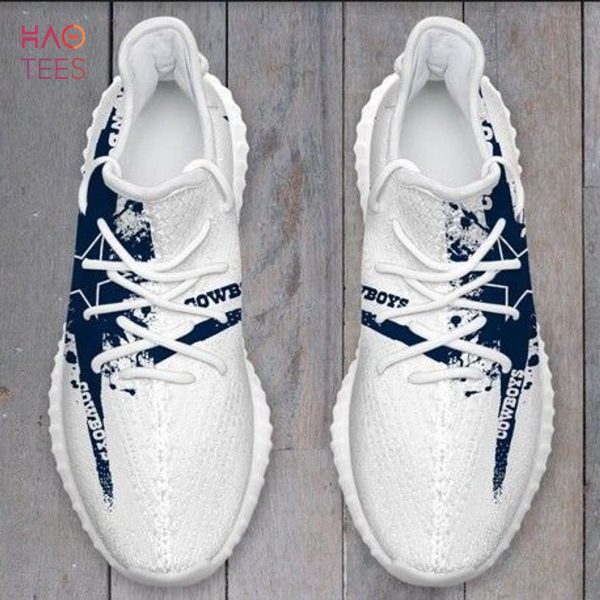 Dallas Cowboys Yeezys Boost 350v2 Men Running Shoe