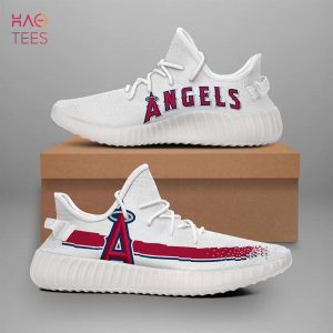 Los Angeles Angels Mlb Teams Runing Yeezy Sneakers Shoes