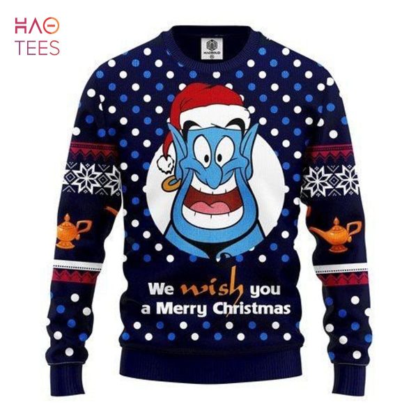 BEST Aladdin And The Magic Lamp Ugly Christmas Sweater All Over