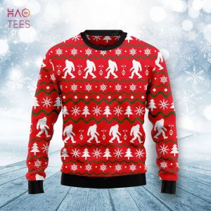 BEST All Of The Bigfoot Ugly Christmas Sweater All Over Print