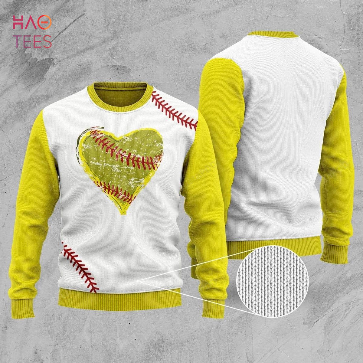 BEST Amazing Softball Heart Ugly Christmas Sweater All Over Print Sweatshirt BEST Amazing Softball Heart Ugly Christmas Sweater All Over Print Sweatshirt