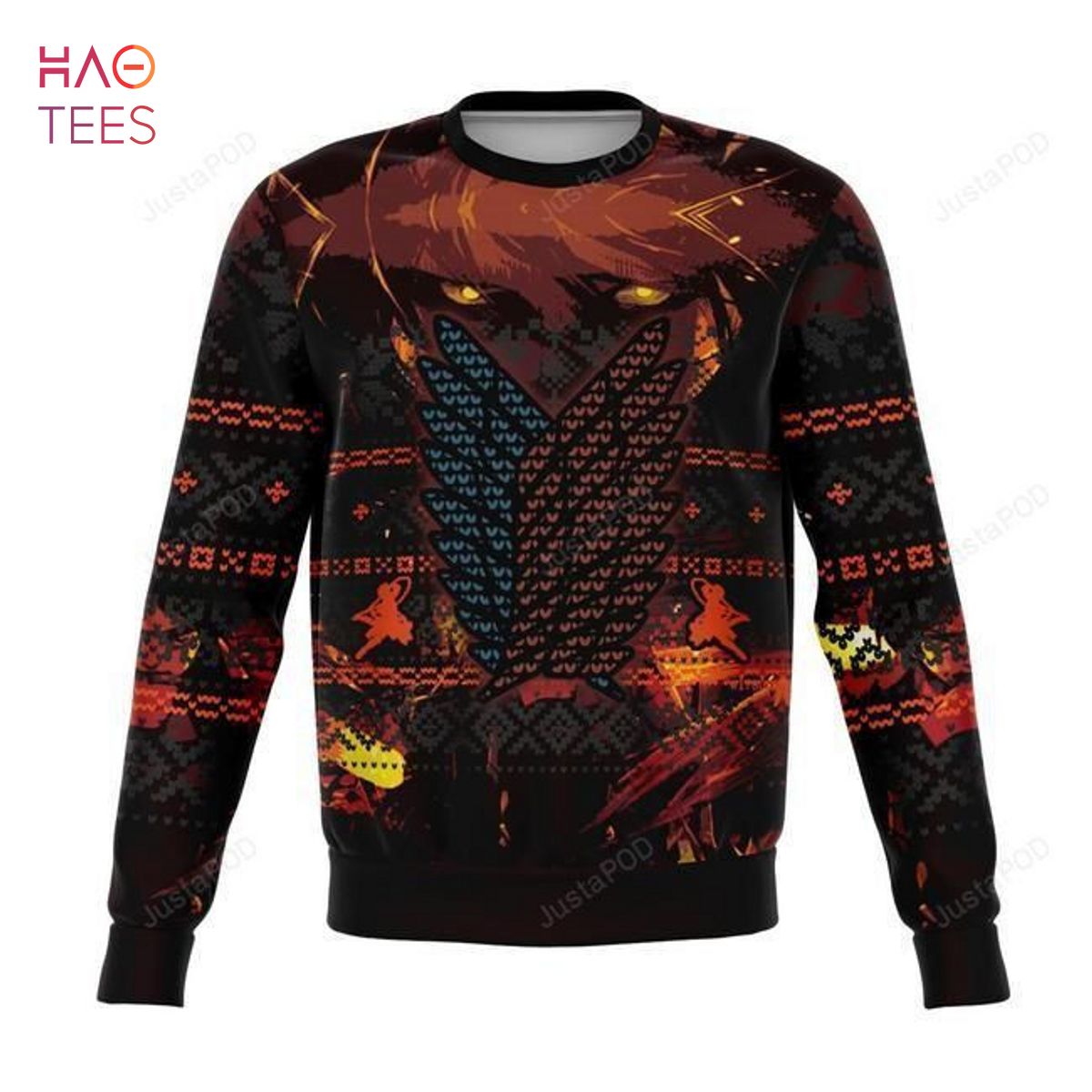 BEST Attack On Titan Ugly Christmas Sweater Ugly Sweater Christmas Sweaters BEST Attack On Titan Ugly Christmas Sweater Ugly Sweater Christmas Sweaters