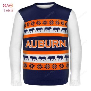 BEST Auburn Wordmark NCAA Ugly Christmas Sweater All Over Print Sweatshirt
