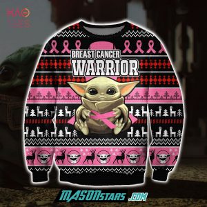 BEST Baby Yoda With Cancer Ugly Christmas Sweater All Over Print