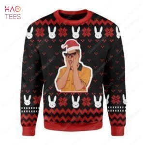 BEST Bad Bunny Surprising Man For Unisex Ugly Christmas Sweater All