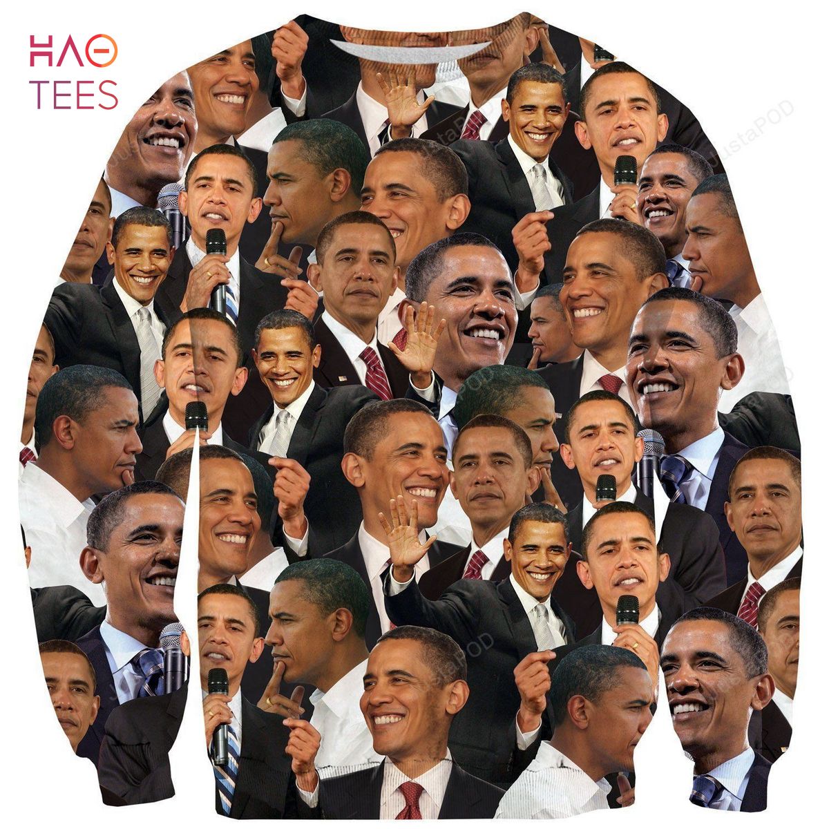 BEST Barack Obama Face Ugly Sweater Ugly Sweater Christmas Sweaters Hoodie