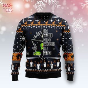 BEST Be A Witch Ugly Christmas Sweater All Over Print Sweatshirt