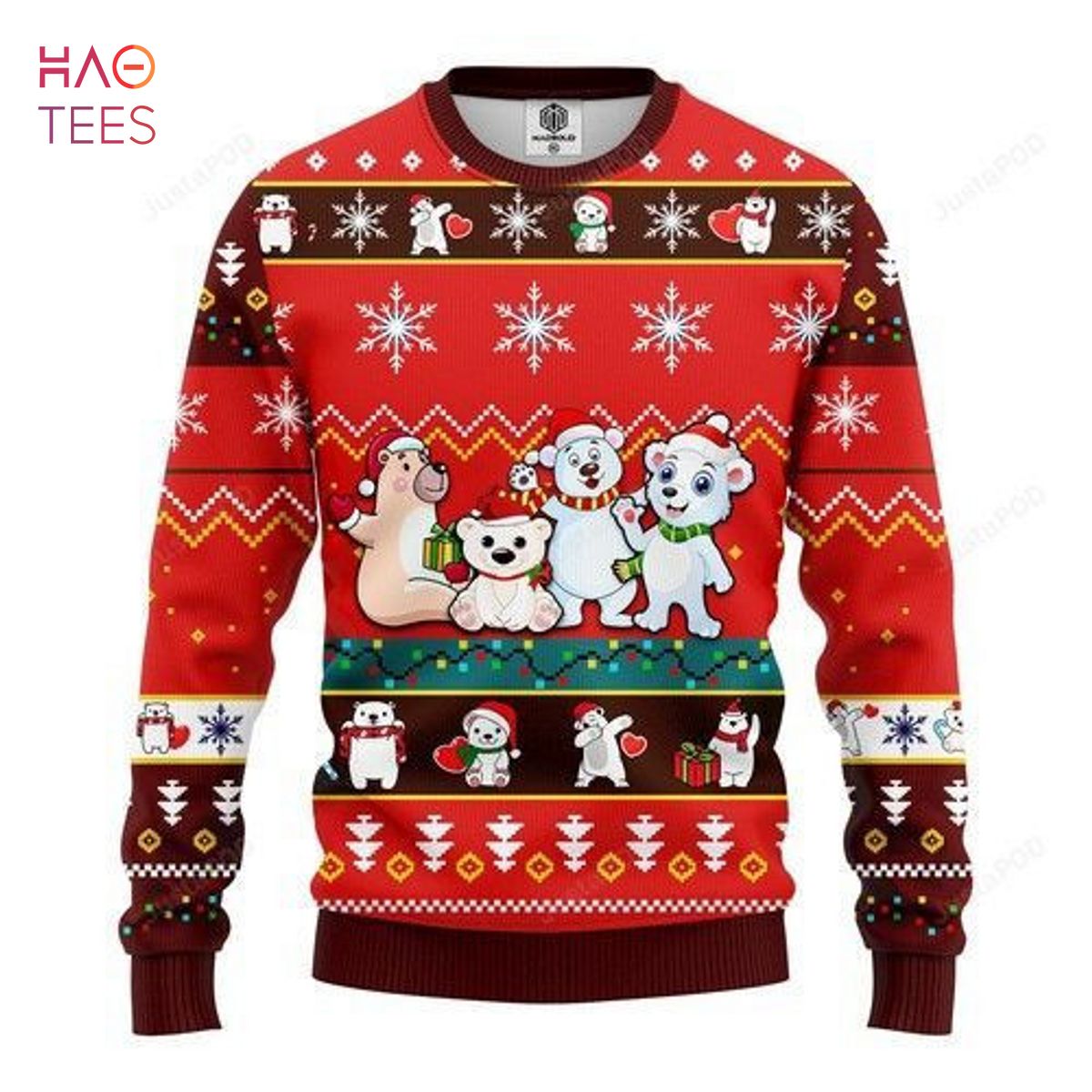 BEST Bears Cute Noel Mc Christmas Red Style For Unisex Ugly BEST Bears Cute Noel Mc Christmas Red Style For Unisex Ugly